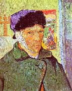 Vincent Van Gogh Self Portrait With Bandaged Ear oil